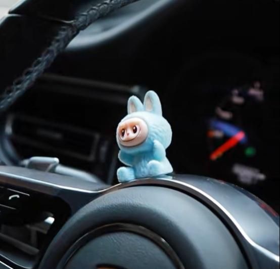 Labubu Mini Dashboard Toys – Pack of 4