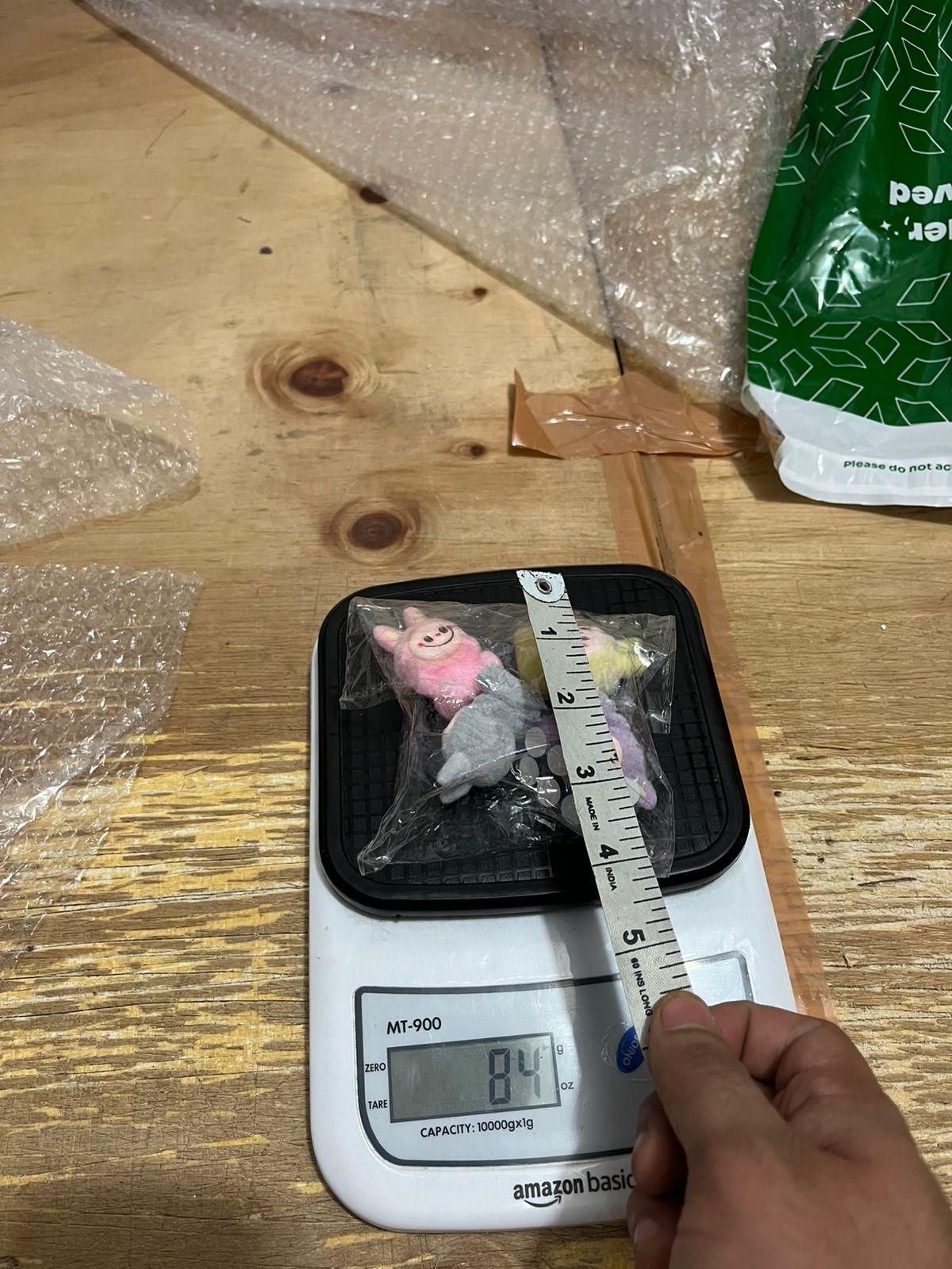 Labubu Mini Dashboard Toys – Pack of 4